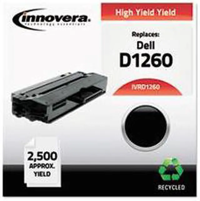 Alt view image 3 of 11 - Innovera D1260 Compatible Reman 331-7328 B-1260 Toner IVRD1260