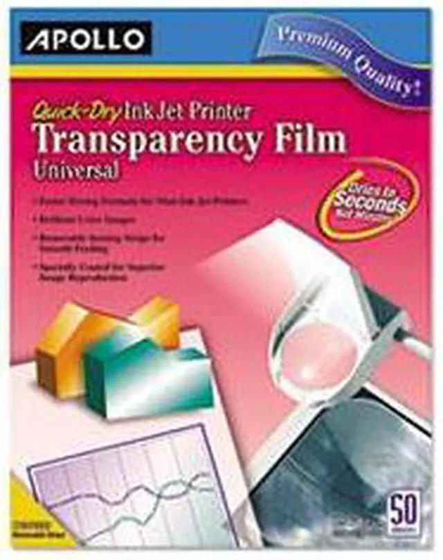 Alt view image 2 of 14 - Apollo VCG7033S Apollo Quick Dry Universal Ink Jet Printer Film