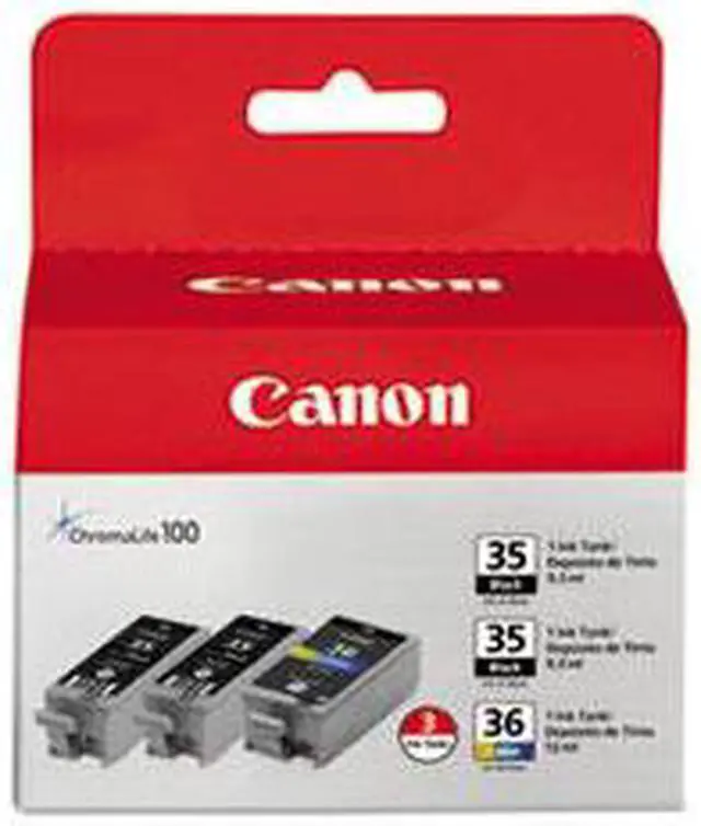 Main image of Canon 1509B007 PGI-35/CLI-36 - Value Pack for PIXMA iP100 Inkjet Mobile Printer