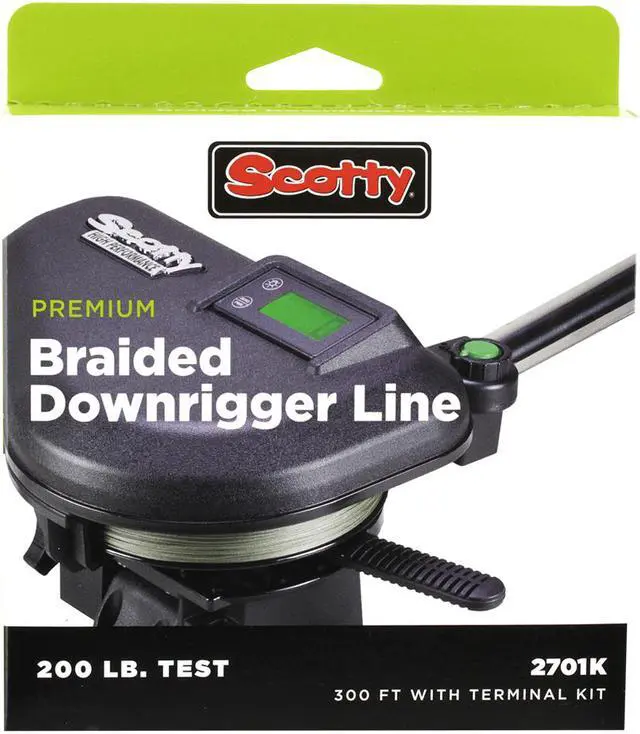 Alt view image 6 of 9 - SCOTTY POWER BRAID DOWNRIGGER LINE 200LB TEST 200 FT
