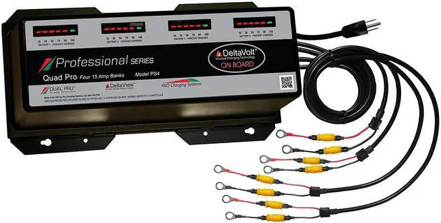 Main image of DUAL PRO PROFESSIONAL SERIES 60A 4 BANK BATTERY CHARGER