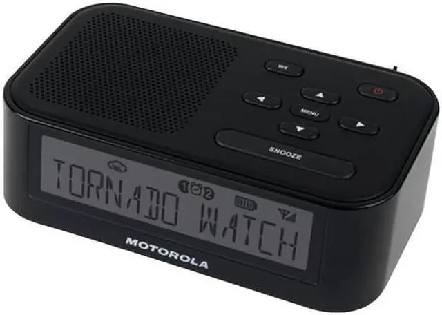Alt view image 10 of 11 - MOTOROLA MWR815 Desktop Weather Radio