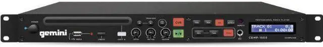 Main image of GEMINI CDMP-1500 1U Single CD/MP3/USB Player