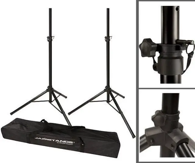 Alt view image 7 of 16 - Ultimate Support JS-TS50-2 JAM Speaker Stands (pair)