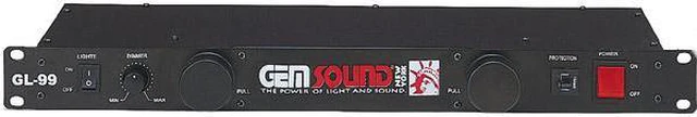 Alt view image 2 of 3 - 8 AC outlets Rack mountable power control module w/Dual lights & light dimmer control