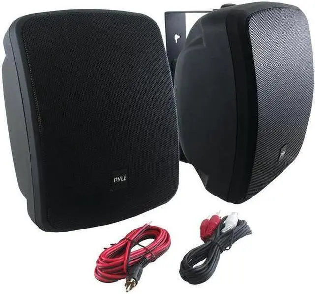 Alt view image 3 of 13 - Pyle Home PDWR54BTB 5.25 Indoor/Outdoor 600-Watt Bluetooth Speaker System (Black)