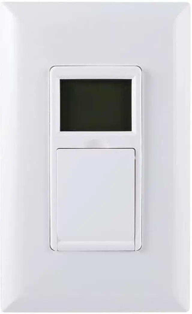 Alt view image 5 of 5 - GE 32787 In-Wall 3-Way Sunsmart Screw Terminal Digital Timer