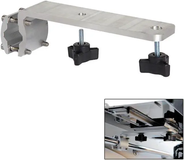 Alt view image 4 of 12 - Kuuma Stow N' Go Grill Mount In/Outboard Rail 7/8"-1.25" Od