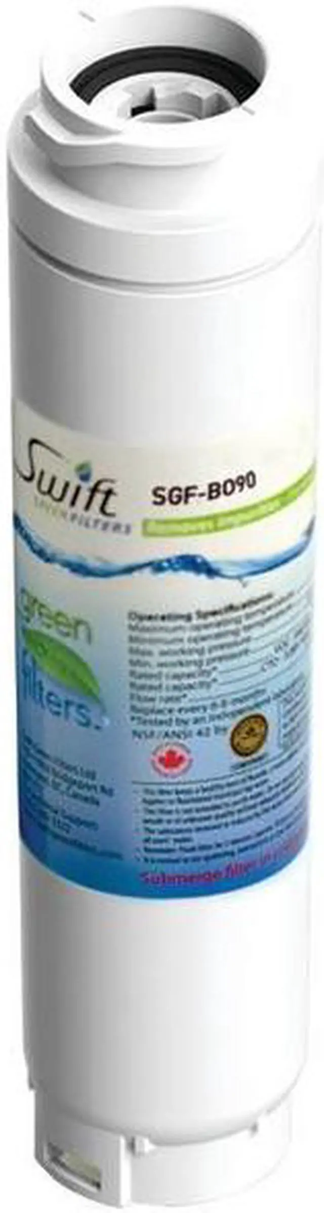 Alt view image 3 of 7 - Swift Green Filters SGF-BO90 Compatible Refrigerator Water Filter for 644845, 740570, BORPLFTR10, 9000194412, 9000077104 (1 Pack)