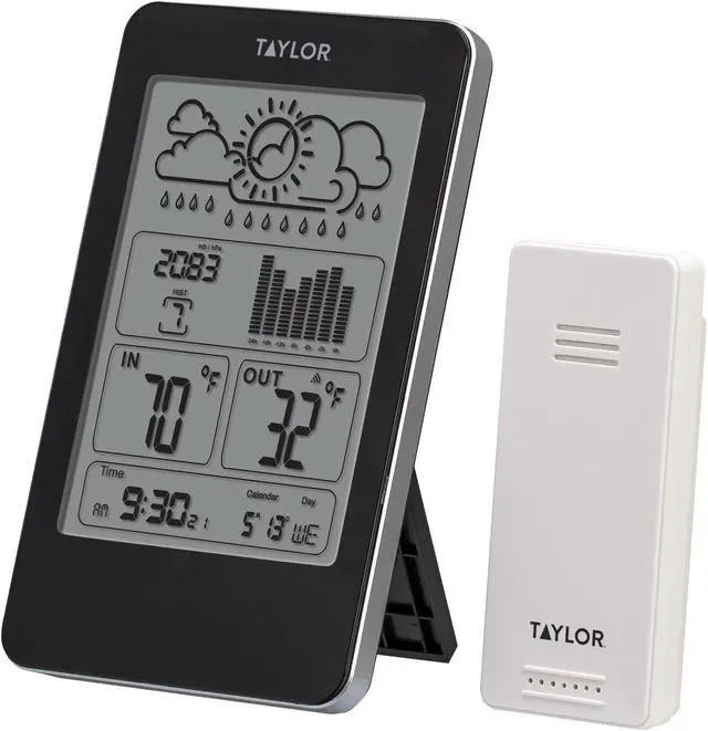 Main image of Taylor Wireless In/Out Thermometer w/Barometer   1733
