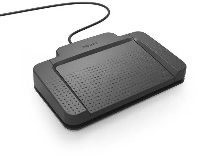 Alt view image 2 of 10 - Philips 3-Pedal USB Foot Control International Style ACC2320