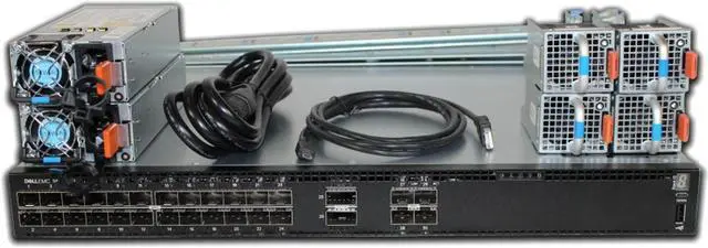 Alt view image 2 of 6 - Dell Networking S4128F-ON 28P SFP+ 2P 100GbE QSFP28 OS10 RA Switch