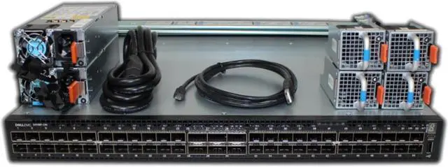 Alt view image 3 of 6 - Dell S4148F-ON 48P SFP+ 2P QSFP+ 4P QSFP28 PSU-I/O OS10 Switch (Kit)