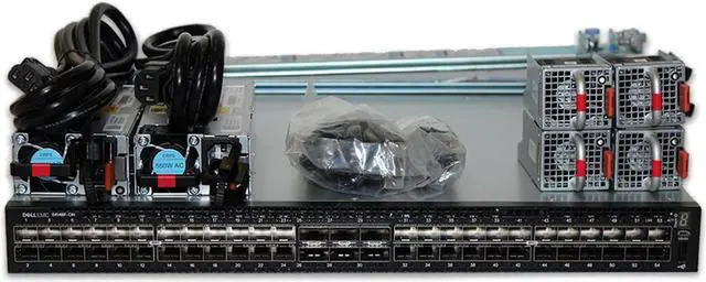 Alt view image 3 of 6 - Dell S4148F-ON 48P SFP+ 2P QSFP+ 4P QSFP28 IO-PSU OS10 Switch (Kit)