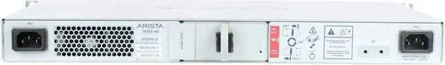 Alt view image 3 of 4 - Arista DCS-7010T-48-R 48P 1GbE 4P 10GbE SFP+ RA Switch with rack mounts.