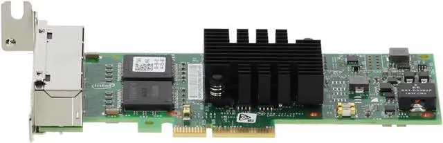 Alt view image 3 of 5 - Dell/intel I350-T4 1Gb QP RJ45 NIC LP (T34F4)