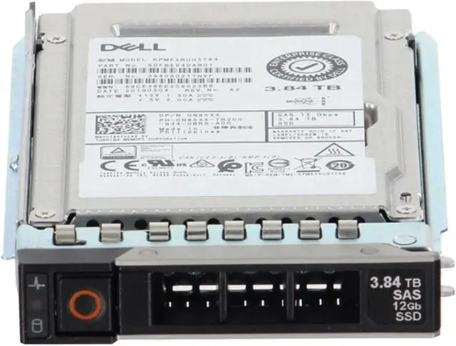 Alt view image 2 of 5 - Dell 3.84TB 12Gbps SAS RI TLC 2.5 SSD KPM5XRUG3T84 (KPM5XRUG3T84)