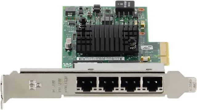 Alt view image 2 of 5 - Dell/Intel I350-T4 1Gb QP RJ45 FH NIC (0NWK2)