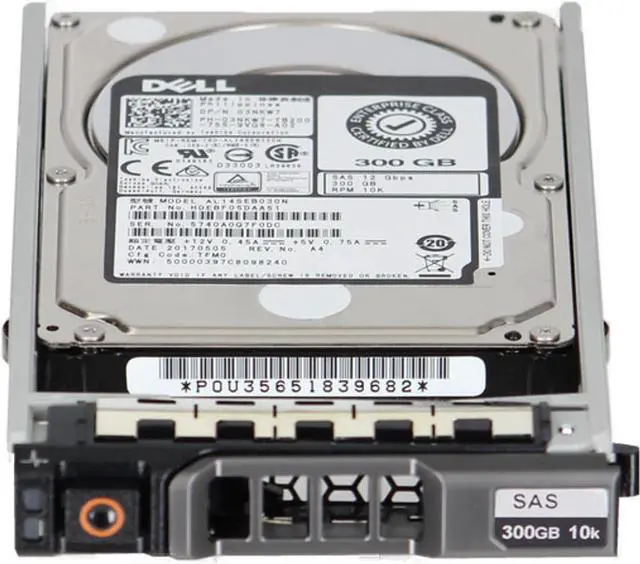 Alt view image 2 of 5 - Dell 300GB 10K 12Gbps SAS 2.5 HDD 512n (3NKW7-CO2)