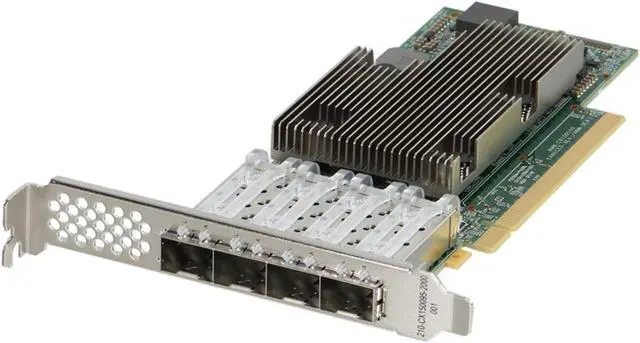 Refurbished: Dell Broadcom 57504 25Gbs Quad Port SFP28 Adapter FH