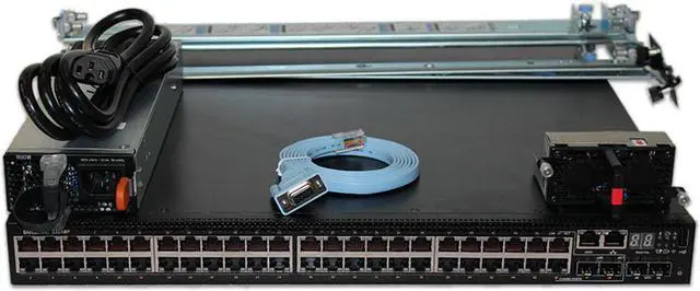 Alt view image 4 of 6 - Dell Networking S3148P 48P 1GbE PoE+ 2P SFP+ Switch