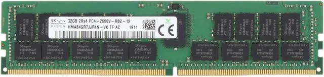 Alt view image 3 of 6 - Hynix 32GB 2Rx4 RDIMM- 2666MT/s (HMA84GR7JJR4N-VK)