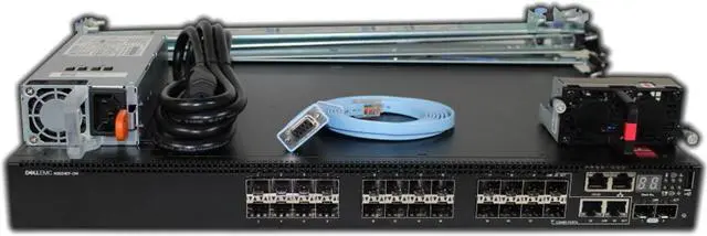 Alt view image 2 of 6 - Dell Networking N3024EF-ON 24P 1GbE SFP 2P 10GbE SFP+ Switch