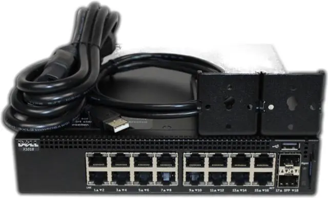 Main image of Dell Networking X1018 16P 1GbE 2P SFP Managed Switch