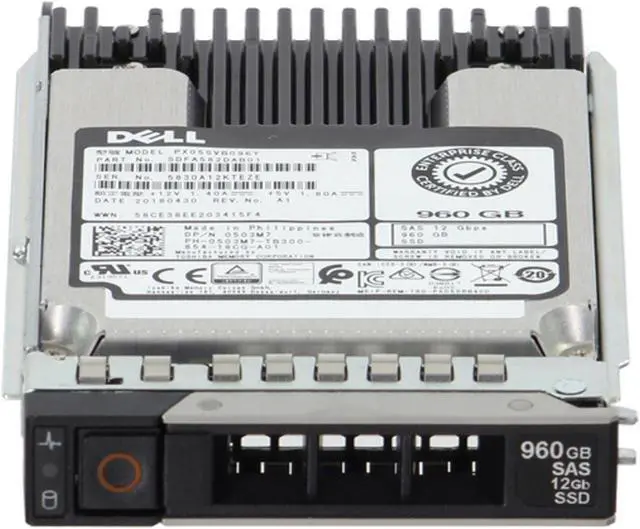 Alt view image 2 of 5 - Dell 960GB 12Gbps SAS MU MLC 2.5 SSD PX05SVB096Y CPO (503M7) -R