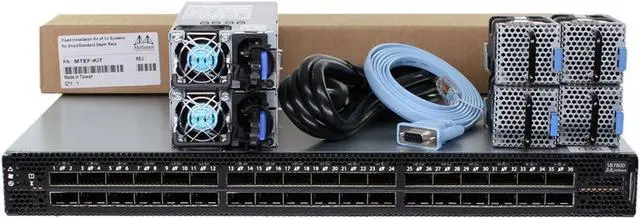 Alt view image 2 of 5 - Mellanox MSB7800-ES2F 36P 100Gb/s QSFP28 P2C InfiniBand Switch SB7800