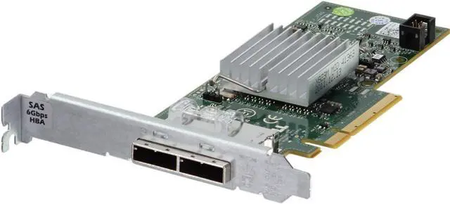Alt view image 2 of 6 - Dell SAS 6Gbps HBA External Controller FH (12DNW)