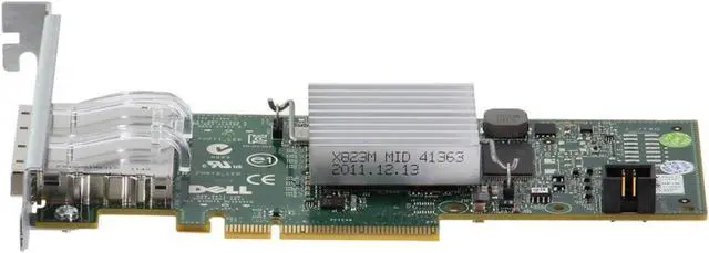 Alt view image 4 of 6 - Dell SAS 6Gbps HBA External Controller FH (12DNW)
