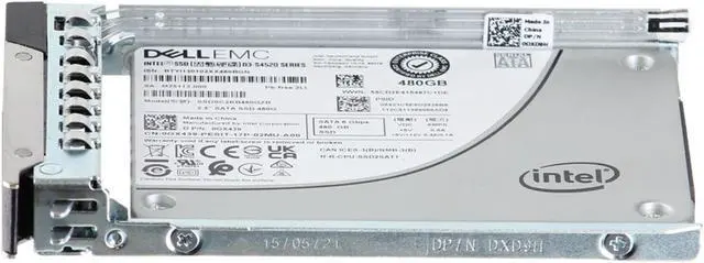 Alt view image 3 of 5 - Dell 480GB 6Gbps SATA RI TLC 7mm 2.5 SSD D3-S4520 (GX439-COL-OSTK)