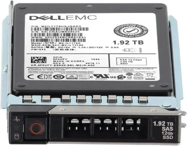 Alt view image 2 of 5 - Dell 1.92TB 12Gbps SAS RI TLC 2.5 SSD PM1643 (ME4) CPO (F0VFY) -R