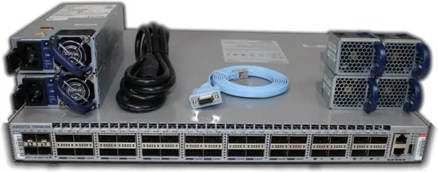 Alt view image 2 of 6 - Arista DCS-7050QX-32S-R 32P 40GbE QSFP+ 4P 10GbE SFP+ RA Switch