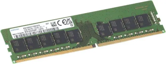 Main image of Samsung 32GB 2Rx8 PC4-3200 ECC Unbuffered (M391A4G43BB1-CWE-OSTK)