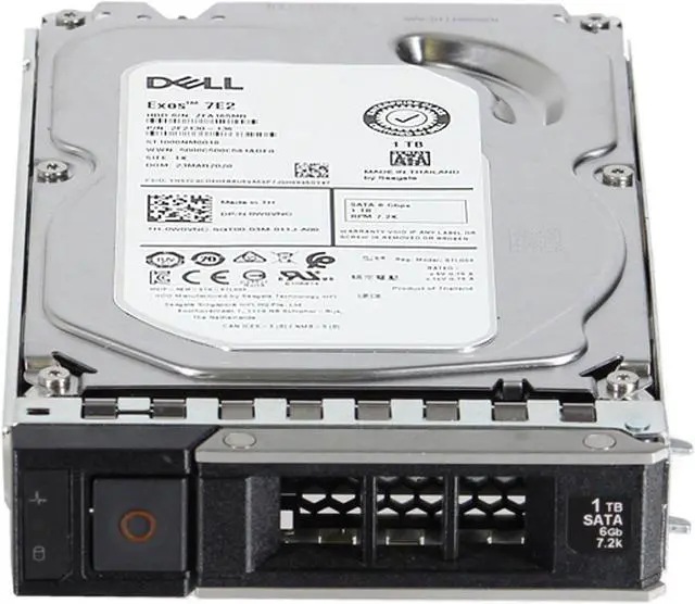 Alt view image 2 of 5 - Dell 1TB 7.2K 6Gbps SATA 3.5 HDD 512n (W0VNC)