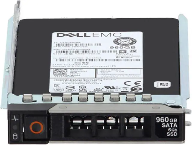 Alt view image 2 of 6 - Dell 960GB 6Gbps SATA MU TLC 7mm 2.5 SSD 512e 5400 Max (5V73V)