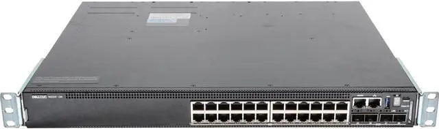 Alt view image 2 of 6 - Dell Networking N3224P-ON 24P 1GbE PoE+ 4P SFP+ 2P QSFP28 Switch