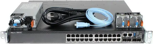 Alt view image 3 of 6 - Dell Networking N2224X-ON 24P 2.5GbE 4P SFP28 PSU-IO Switch (Kit)