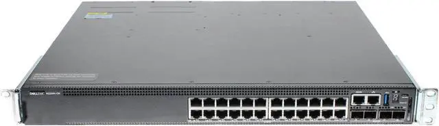 Alt view image 4 of 6 - Dell Networking N2224X-ON 24P 2.5GbE 4P SFP28 IO-PSU Switch (Kit)