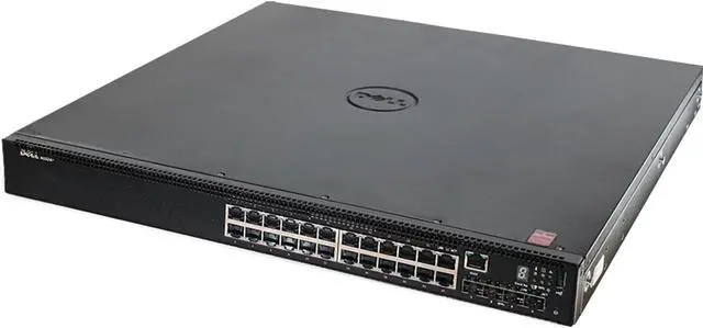 Alt view image 3 of 6 - Dell Networking N1524P 24P 1GbE PoE+ 4P SFP+ Switch