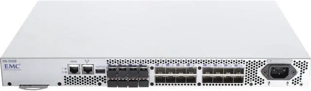 Alt view image 2 of 5 - Dell Connectrix DS-300B-8G 24P 8GbE SFP FC Switch