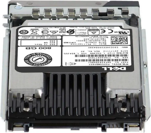 Alt view image 4 of 5 - Dell 800GB 12Gbps SAS WI MLC 2.5 SSD PX05SMB080Y CPO (CN3JH) -CO3