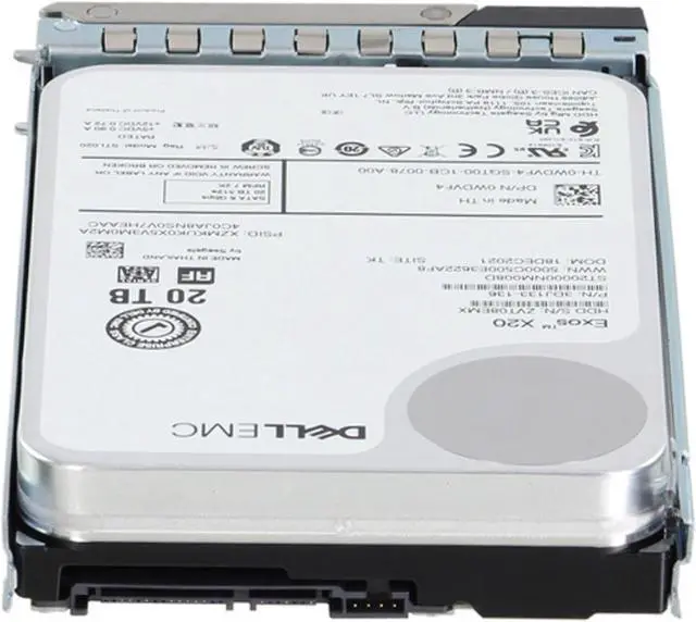 Alt view image 4 of 5 - Dell 20TB 7.2K 512e 6Gbps SATA 3.5 HDD Exos X20 (WDVF4)