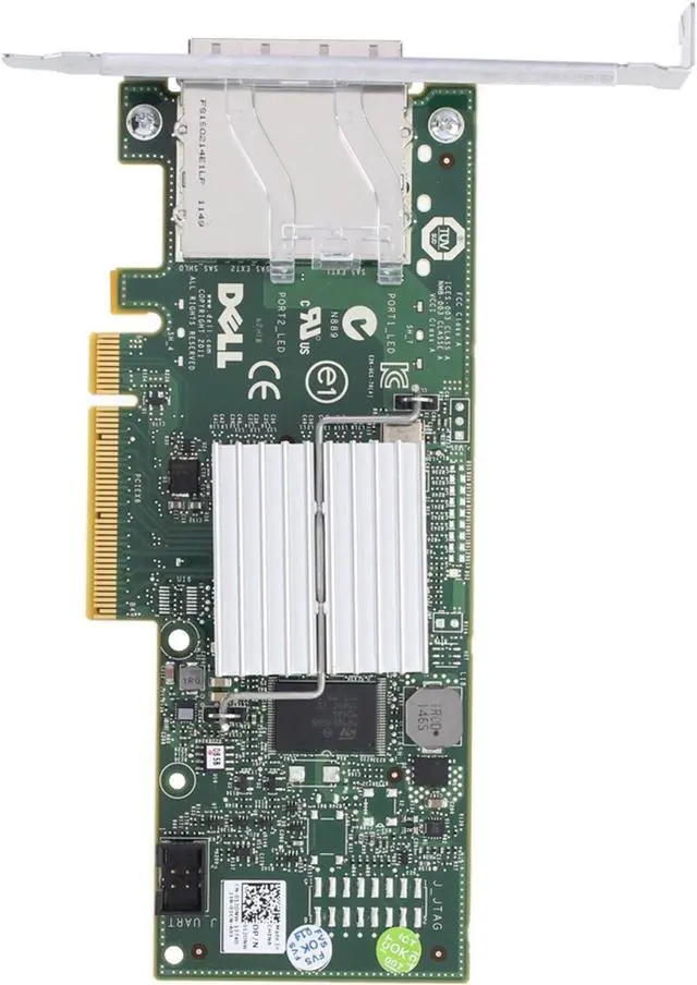 Alt view image 6 of 6 - Dell SAS 6Gbps HBA External Controller FH (12DNW)