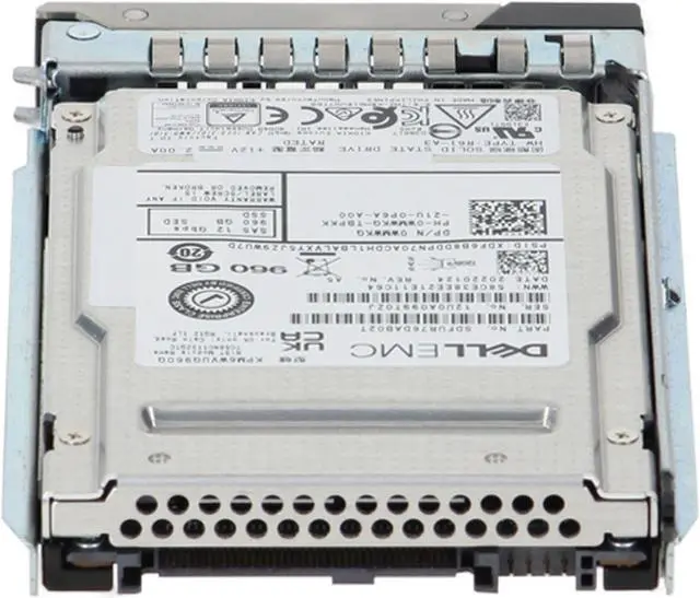 Alt view image 4 of 6 - Dell 960GB 12/24Gbps SAS MU TLC SED FIPS 2.5 SSD KPM6WVUG960G (WMWKG)