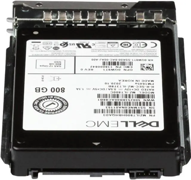 Alt view image 5 of 5 - Dell 800GB 12Gbps SAS MU TLC 2.5 SSD PM1645a (ME4) (GW8T1)