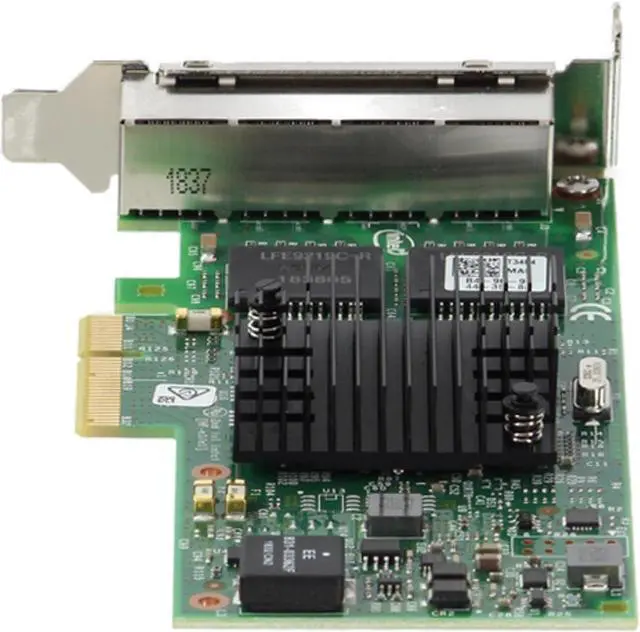 Alt view image 4 of 5 - Dell/intel I350-T4 1Gb QP RJ45 NIC LP (T34F4)