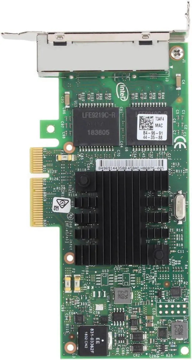 Alt view image 5 of 5 - Dell/intel I350-T4 1Gb QP RJ45 NIC LP (T34F4)